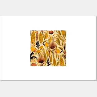 Autumn Harvest Pattern 9 Posters and Art